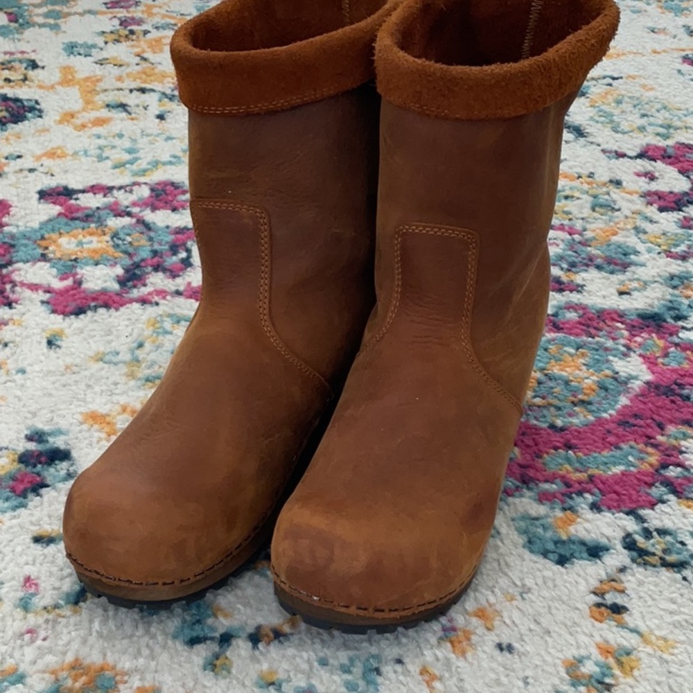 Sanita Risotto Boots in Cognac Soft Oil Leather